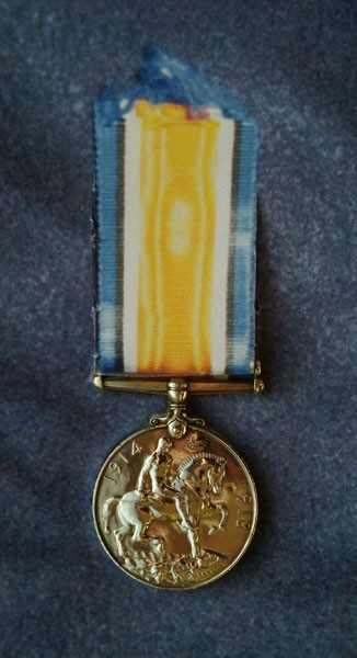 British War Medal (Reverse)